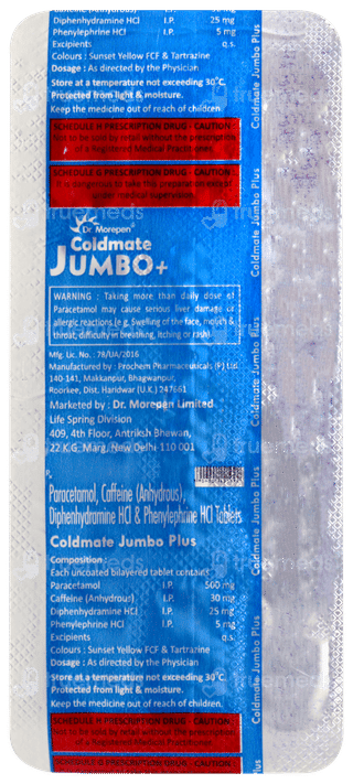 Coldmate Jumbo Plus Tablet 10